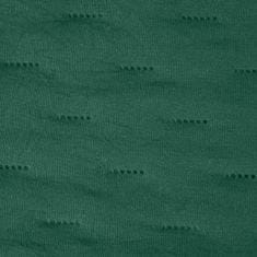 KZ Dekorativní přehoz na postel LIBI-2 170x210 tmavě zelený