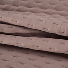 KZ Dekorativní přehoz na postel LIBI-2 220x240 práškově růžová