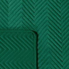 KZ Dekorativní přehoz na postel SOFIA 230x260 tmavě zelený