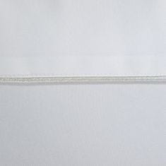 Eurofirany ubrus na stůl s jemným stříbrným lemováním, zabalený 40 cm x 200 cm