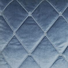 Dekorativní přehoz na postel AMARETA 220x240 modrý