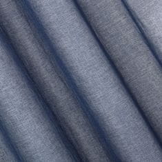 Eurofirany Závěs připraven na očka ESTER 140x250 Eurofirany tmavě modry