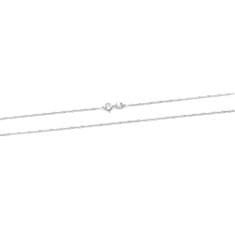 Nadčasový řetízek z bílého zlata Lambáda AUS0002-W (Délka 45 cm)