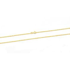 Beneto Exclusive Půvabný zlatý řetízek Lambáda AUS0006-G (Délka 42 cm)