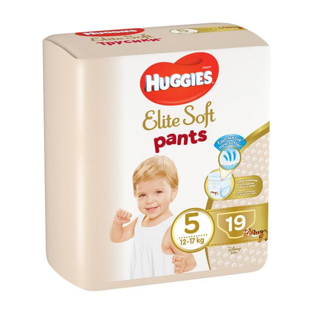 Levně Huggies Elite Soft Pants č. 5 - 19 ks