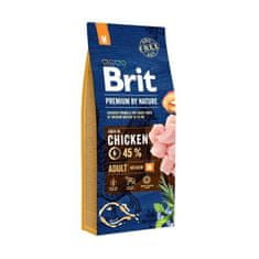 Brit Adult Medium Chicken granule pro dospělé psy středních plemen s kuřecím masem 15 kg