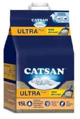Catsan CATSAN Litter Ultra 15 l hrudkující stelivo pro kočky