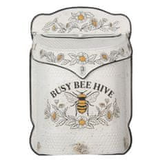 Clayre & Eef Retro poštovní schránka s včelou Bee Hive 39 cm