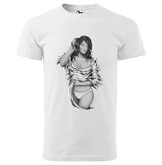 IMPAR SUBLIMACE Tričko Sexy girl - Velikost - XL;Typ - pro muže;Barva trička - Bílá