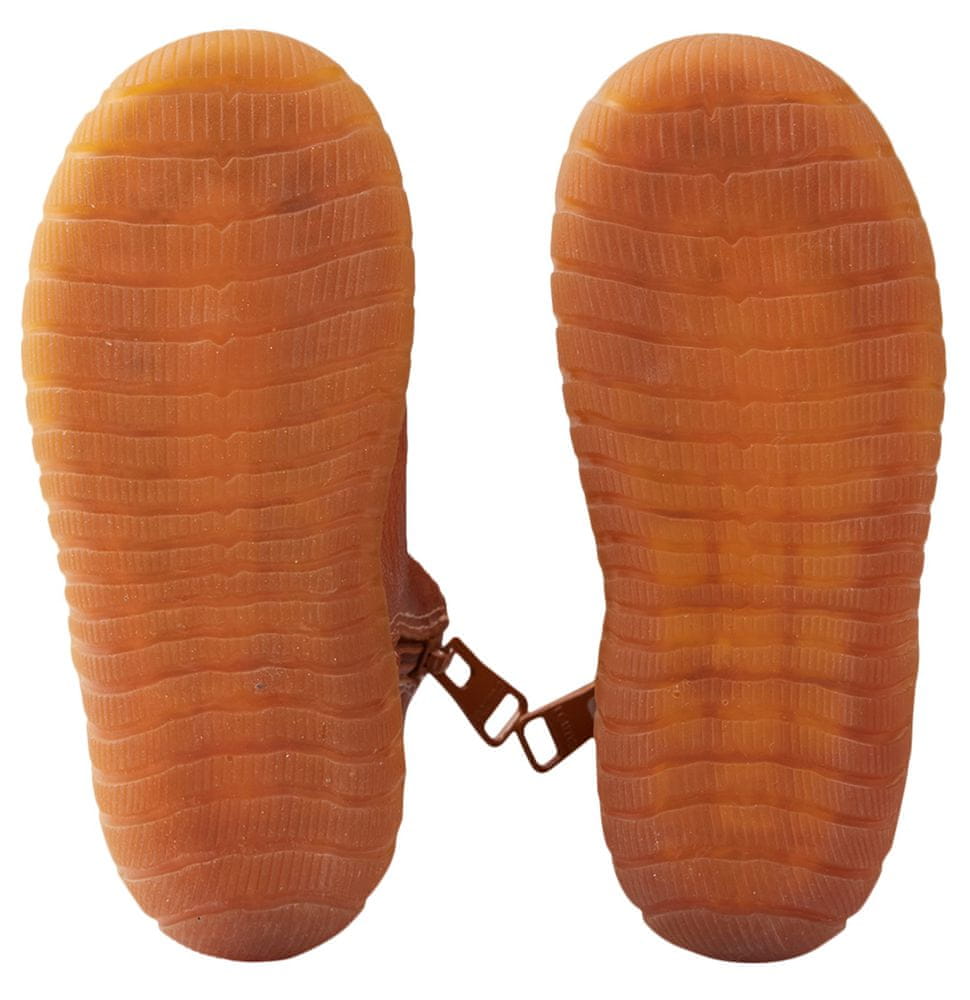 Reima dětská kožená kotníčková obuv Ekosti 569493-1490 20 hnědá