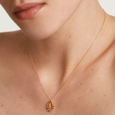 PDPAOLA Krásný pozlacený náhrdelník písmeno "H" LETTERS CO01-267-U (řetízek, přívěsek)