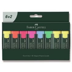 Faber-Castell Zvýrazňovače Faber Castell 1548 sada 6+2 ks