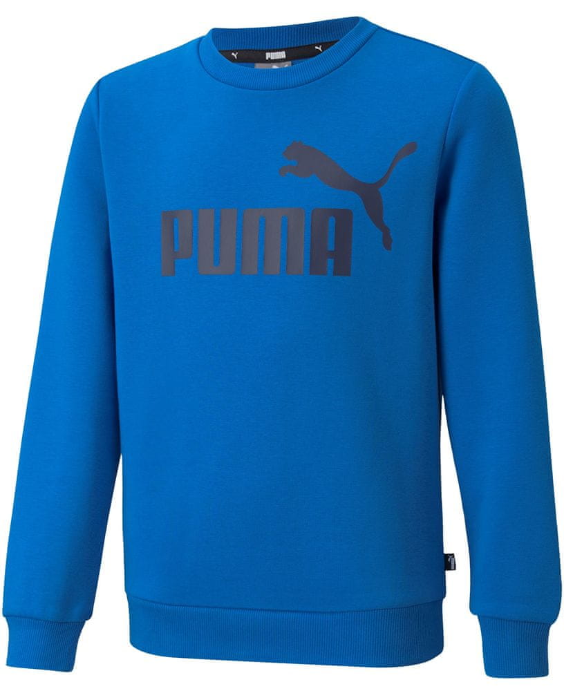 Puma chlapecká mikina ESS Big Logo Crew FL 58696363 116 modrá