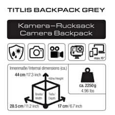 BRAUN TILTIS Backpack Gray fotobatoh