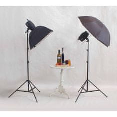 Reflecta set 2x VisiLUX 300Ws, stojany, sotboxy, deštníky, RC a taška