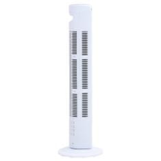Petromila Věžový ventilátor dálkový ovladač a časovač Φ24 x 80 cm bílý