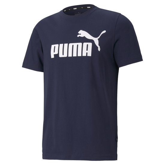 Puma Tričko ESS Logo Tee Peacoat