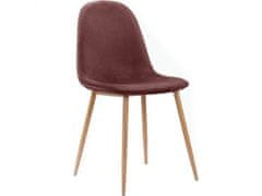 Danish Style Jídelní židle Ines (SET 4 ks), růžová
