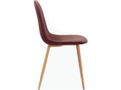 Danish Style Jídelní židle Ines (SET 4 ks), růžová