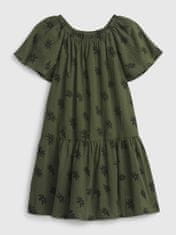 Gap Dětské šaty tiered gauze dress XS