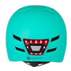 Bluetouch Bezpečnostní helma BLUETOUCH modrá s LED - vel. L