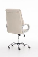 BHM Germany Kancelářská židle Torro, syntetická kůže, krémová