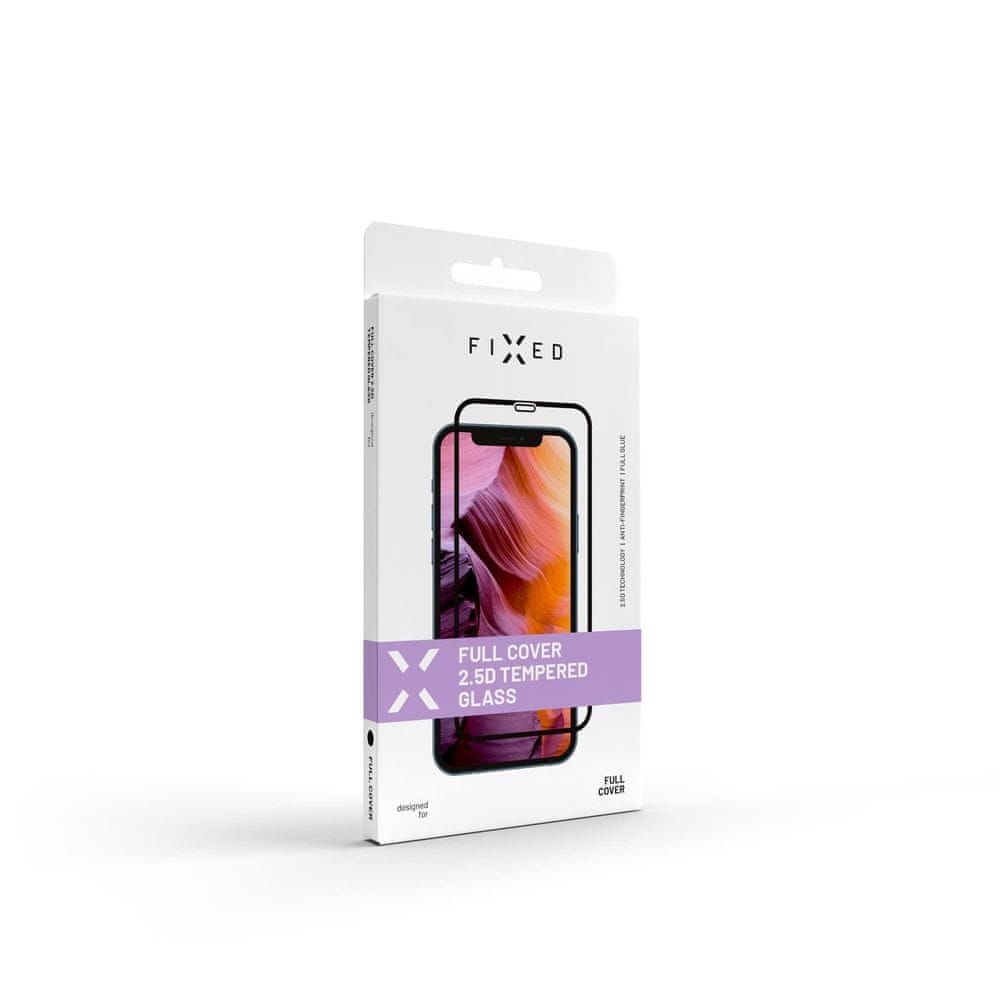 FIXED Ochranné tvrzené sklo Full-Cover pro Xiaomi Poco M3 Pro 5G, lepení přes celý displej FIXGFA-760-BK, černé