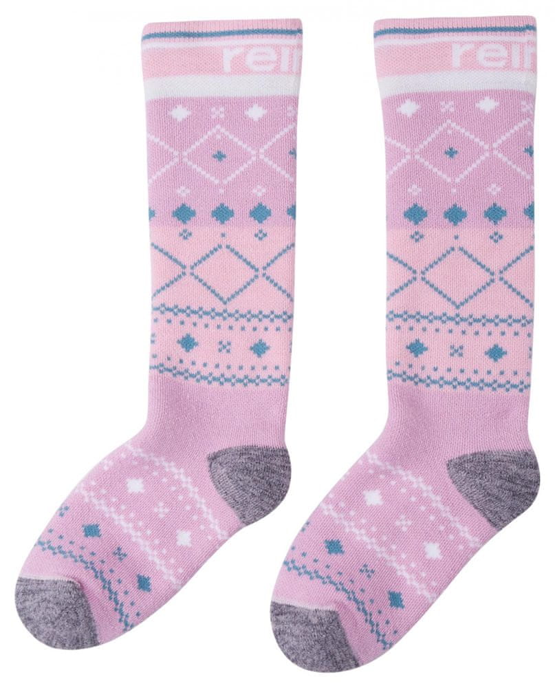 Reima dětské vlněné ponožky Suksee 537024-4551 38/41 růžová