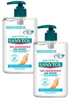 Levně SANYTOL 2x dezinfekční gel sensitive 250 ml