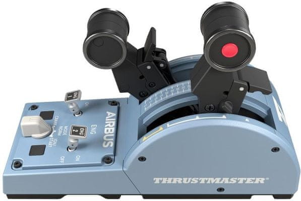  thrustmaster tca quadrant airbus szállító repülőgép gázkar vezérlő minden repülési típushoz target kompatibilitás feszítőcsavar 8 művelet gombok teljes pontosság a dőlés és gördülés tengelyen 