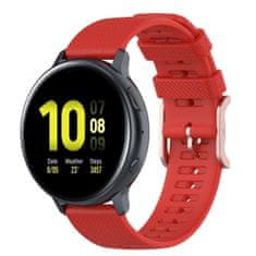 BStrap Silicone Rain řemínek na Huawei Watch GT3 42mm, red