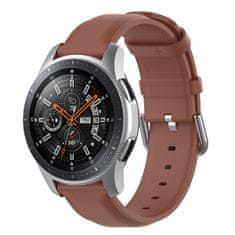 BStrap Leather Lux řemínek na Huawei Watch GT3 42mm, brown
