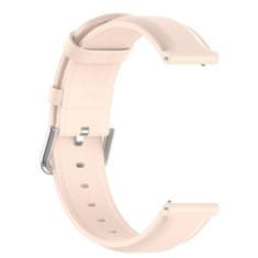 BStrap Leather Lux řemínek na Huawei Watch GT3 42mm, sand pink