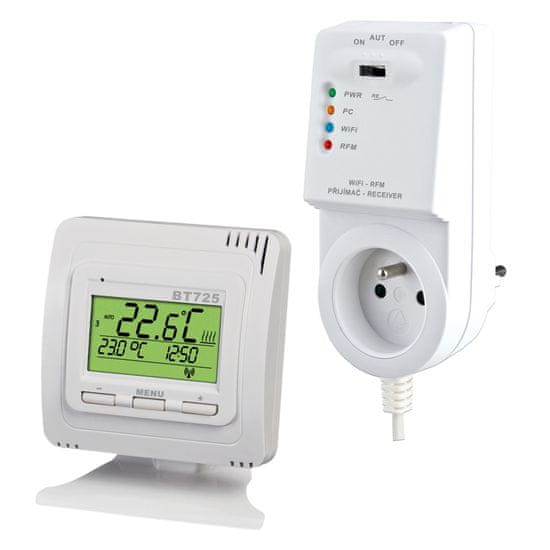 Elektrobock  BT725 WiFi Bezdrátový termostat s WiFi modulem