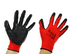 GEKO Pracovní rukavice 10 " Red Nitril