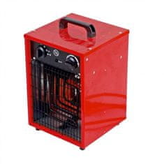 Dedra Elektricky ohřívač vzduchu 1650 / 3300W, termostat, funkce ventilátoru - DED9921