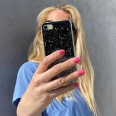 WOZINSKY Wozinsky Star Glitter silikonové pouzdro pro Apple iPhone X/iPhone XS - Růžová KP8712