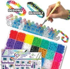 Rainbow Loom Mega Combo Set - výrobky a náramky z gumiček