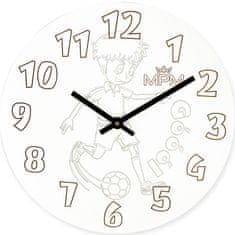 MPM QUALITY Omalovánkové dětské nástěnné hodiny MPM Ongre, vícebarevná