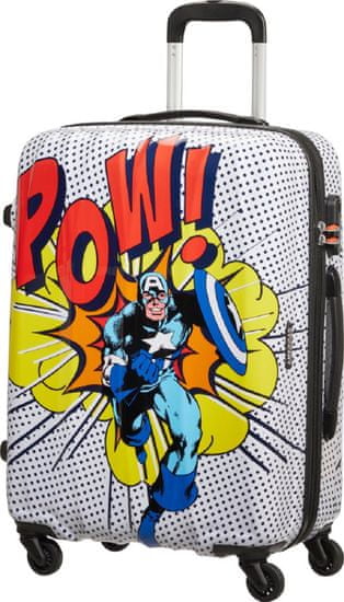 American Tourister Střední kufr Marvel Legends Captain America Pop Art