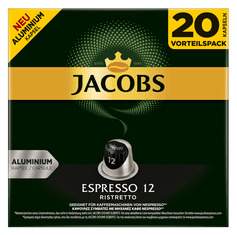 Jacobs Espresso intenzita 12, 20 ks kapslí pro Nespresso®*