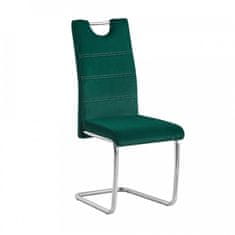 ATAN Jídelní židle ABIRA NEW -smaragdová