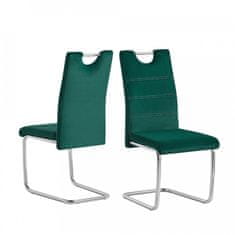 ATAN Jídelní židle ABIRA NEW -smaragdová