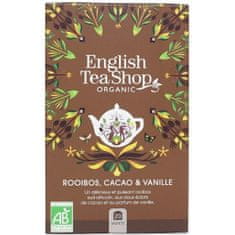 English Tea Shop Rooibos, kakao a vanilka BIO 20 sáčků