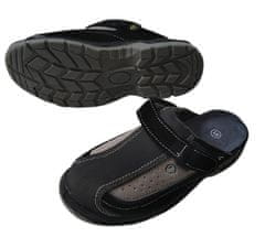 All-Ride Pevné černošedé truckerské sandály, velikost 42