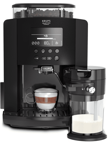 Krups Automatický Kávovar EA819N10 Arabica Latte černý