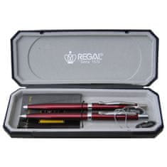 Regal Kuličkové pero + mikrotužka Regal Reef červené - 543501MB