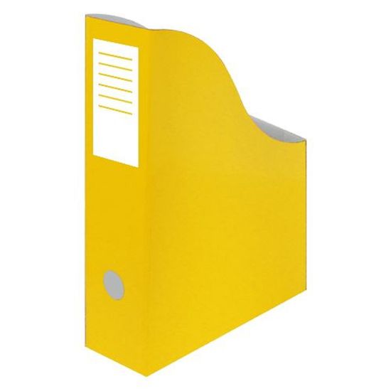 Junior Magazín box A4/80mm Junior karton žlutý - 3 balení