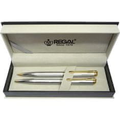 Regal Kuličkové pero + mikrotužka Regal Harmonia stříbrné - 22008MB