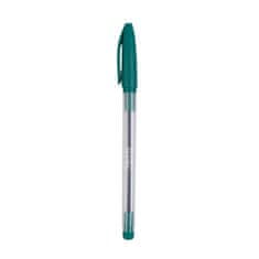 Spoko Kuličkové pero jednorázové SPOKO zelené - 15 balení